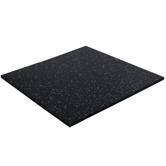 ISL ラバートレーニングマット ブラックxグリーンチップ 15mmフラットモデル