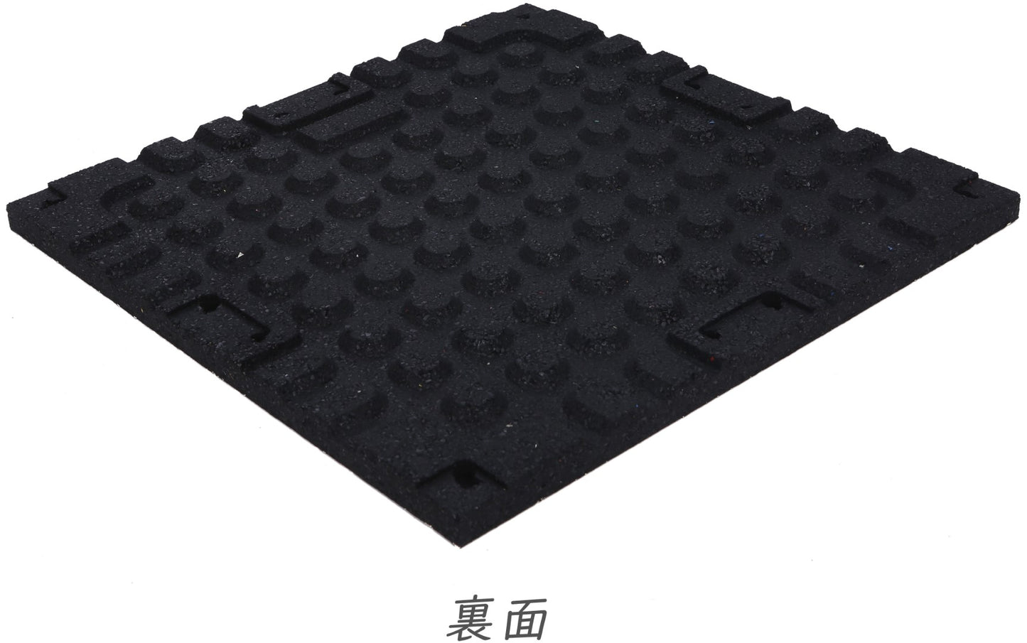 ISL ラバートレーニングマット ブラック×レッドチップ 25mm 衝撃吸収モデル