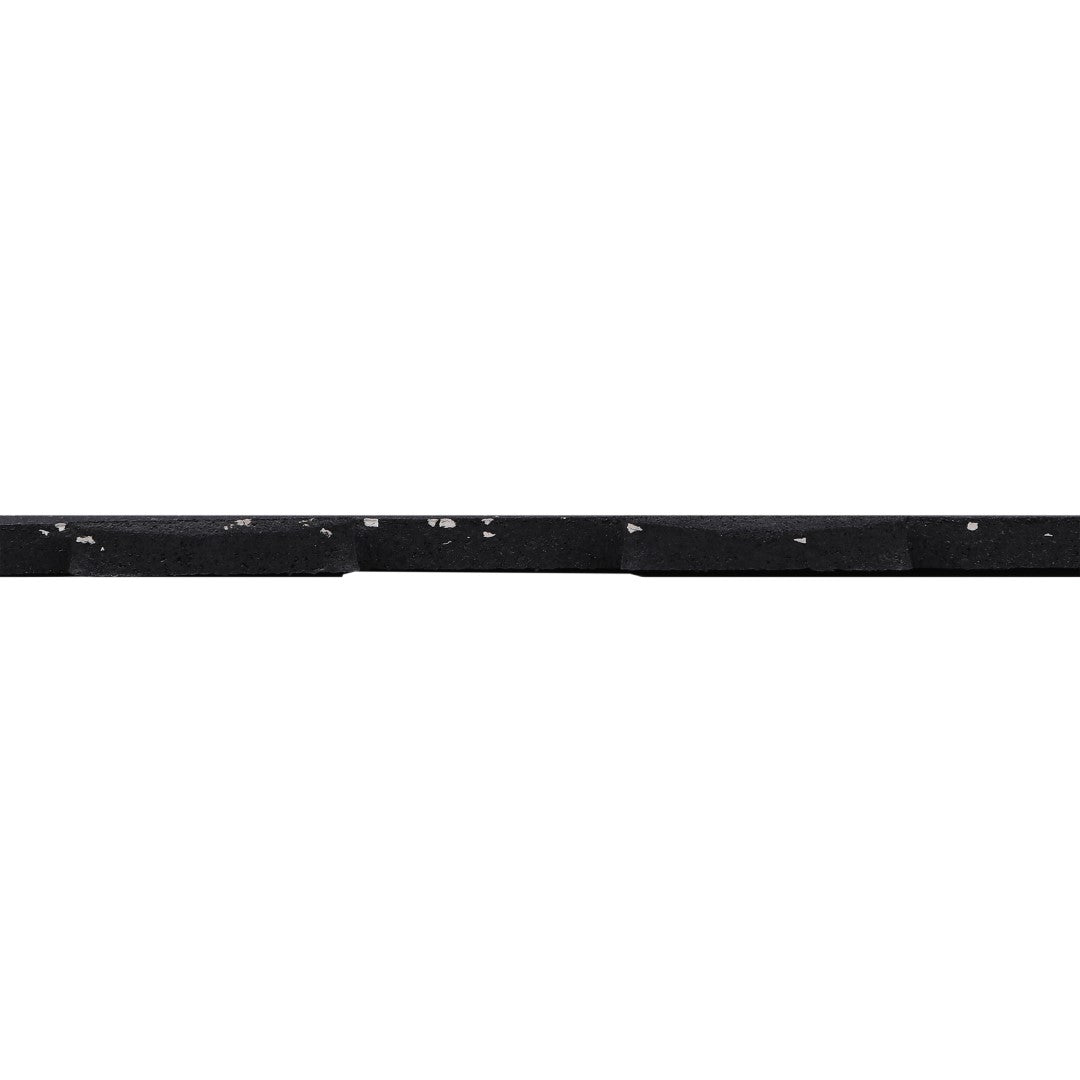 ISL ラバートレーニングマット ブラック×ホワイトチップ 15mmフラットモデル インターロックタイプ ジョイントマット