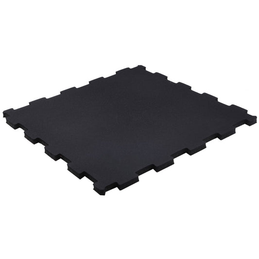 ISL ラバートレーニングマット ブラック 15mmフラットモデル インターロックタイプ