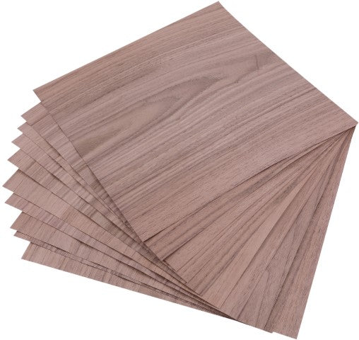 ISL 天然木スライスウッド(シールなし) ウォールナット 30×30cm 0.45mm厚