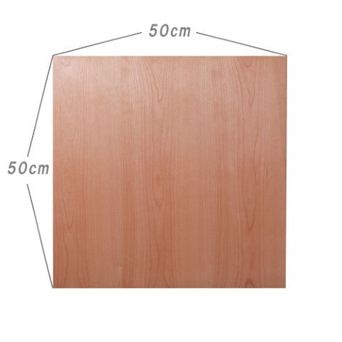 ISL 天然木スライスウッド(シールなし) チェリー 50×50cm 0.45mm厚