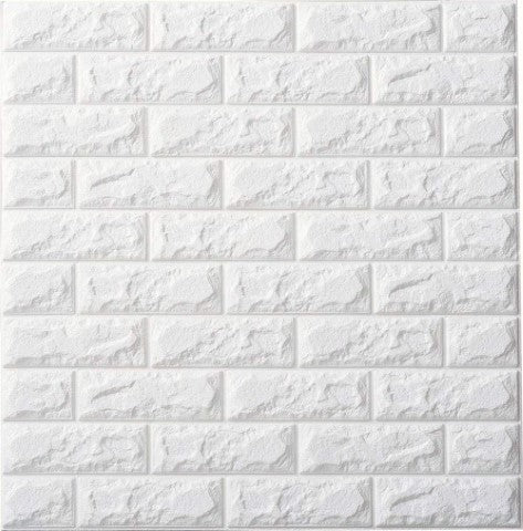 ISL ウォールステッカー 白レンガ調(アルミ仕様)