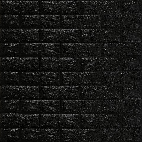 ISL ウォールステッカー ブラックレンガ調(アルミ仕様)