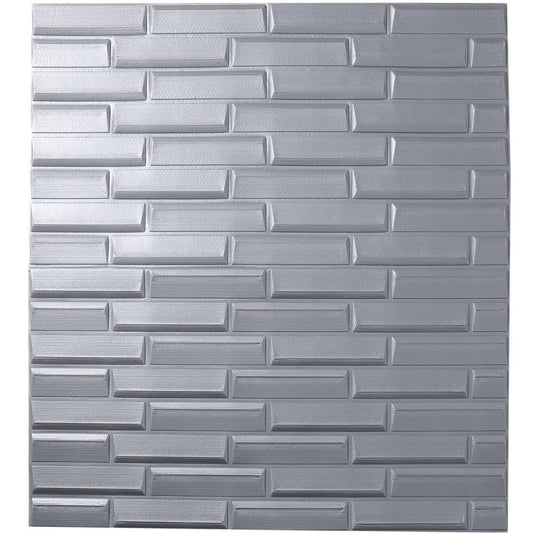 ISL ウォールステッカー レッジストーン(アルミ仕様) グレー