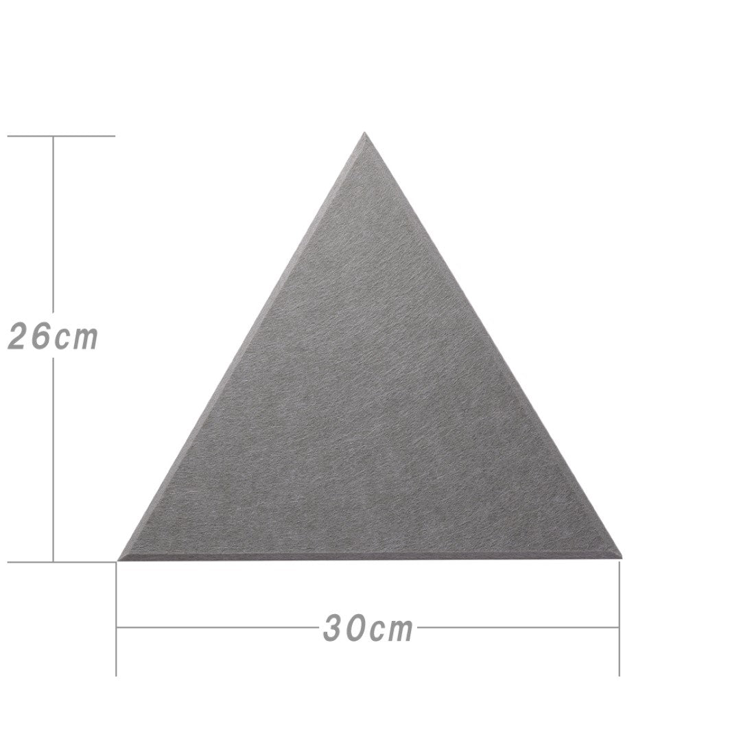 ISL アコースティック・吸音パネル トライアングル 30cm アッシュグレー
