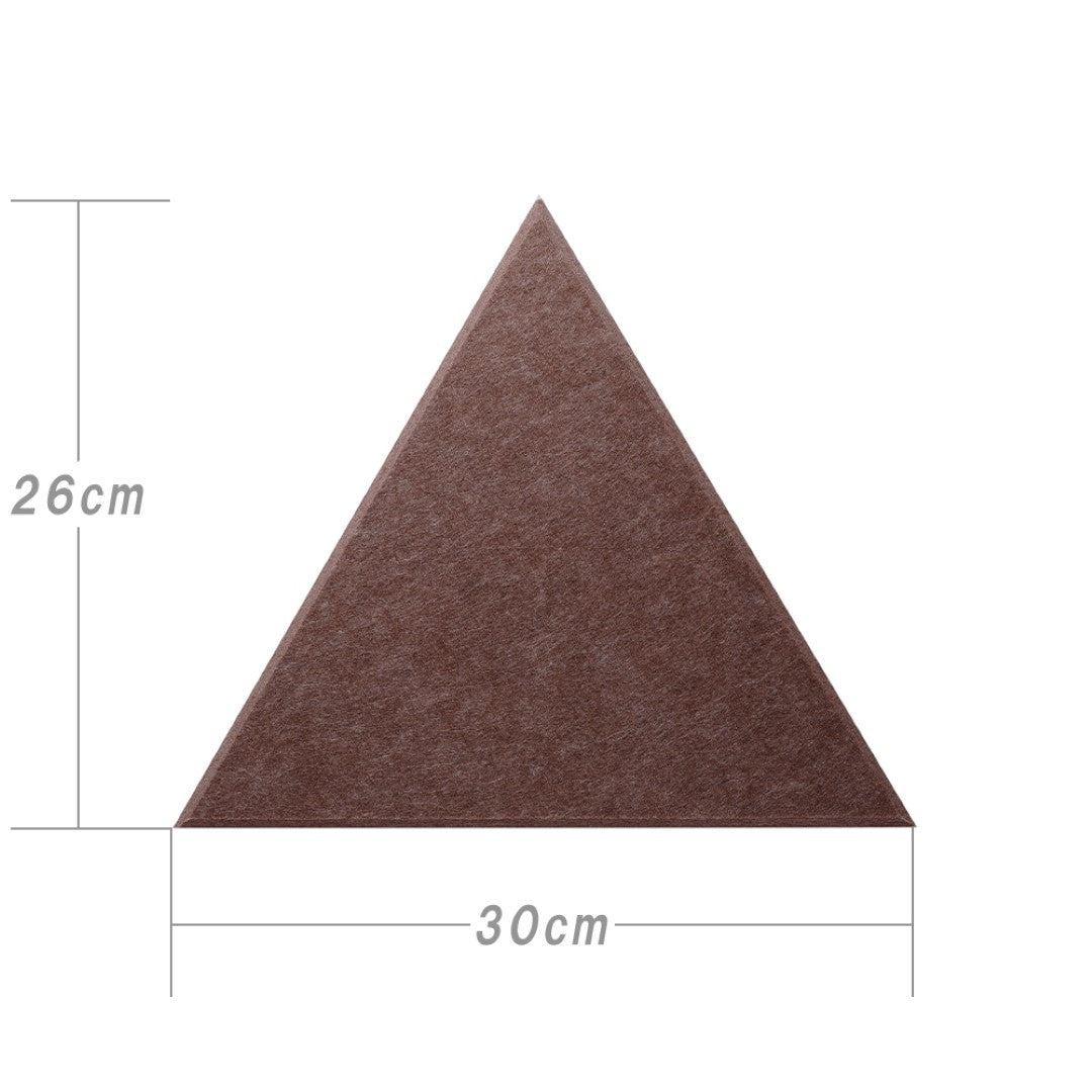 ISL アコースティック・吸音パネル トライアングル 30cm ブラウン